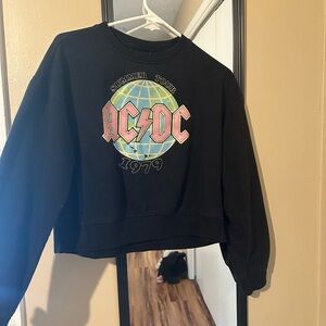 AC/DC Black Crew Neck Sweater